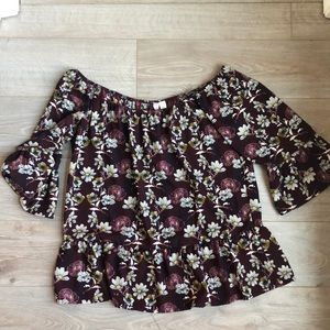 Off the shoulder top